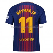 Billige Barcelona 2017-18 Fotballdrakter Neymar Jr 11 Hjemmedraktsett Kortermet
